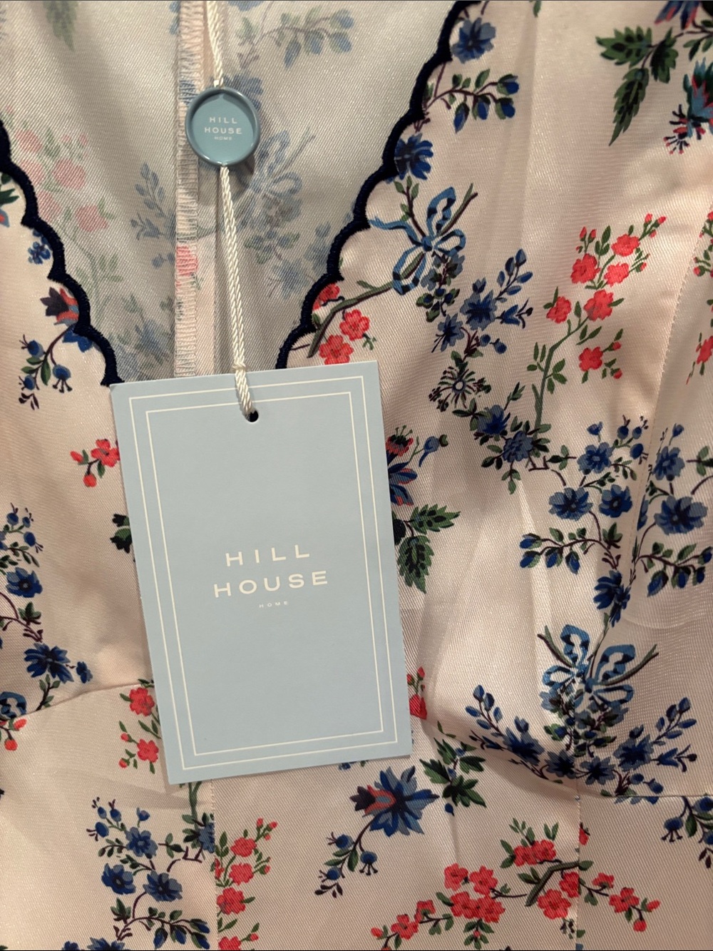 Floral V-Neck Midi Dress with Scalloped Trim - Picture 2 of 7